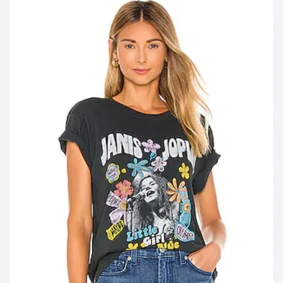 RARE Daydreamer | Janis Joplin Little Girl Blue Tour Tee | Medium - Picture 10 of 16